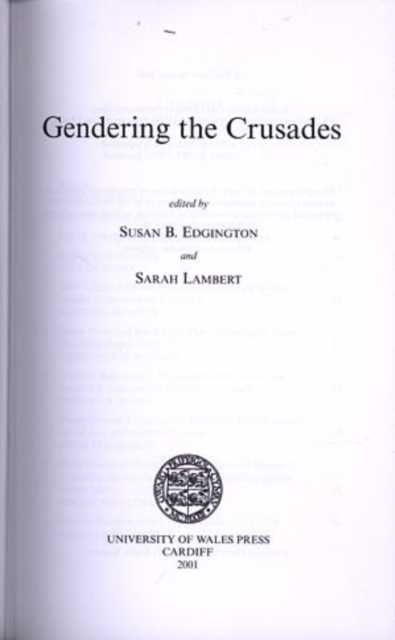 Gendering the Crusades, Hardback Book