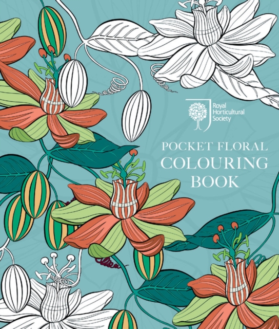 RHS Pocket Floral Colouring Book, Paperback / softback Book