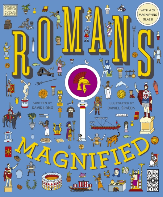 Romans Magnified : With a 3x Magnifying Glass!, Hardback Book