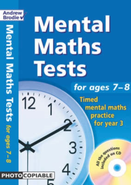 Mental Maths Tests for Ages 7-8 : Timed Mental Maths Practice for Year 3, Mixed media product Book
