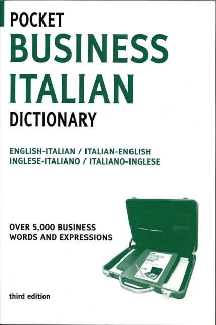 Pocket Business Italian Dictionary, Hardback Book