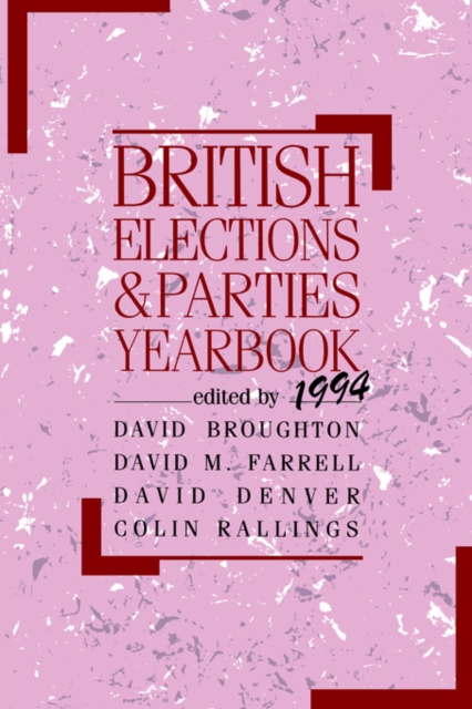 British Elections and Parties Yearbook 1994, Paperback / softback Book