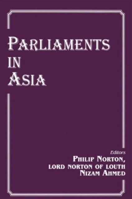Parliaments in Asia, Paperback / softback Book