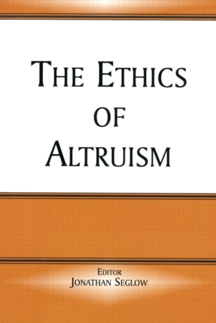 The Ethics of Altruism, Paperback / softback Book