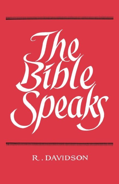 The Bible Speaks, Paperback Book