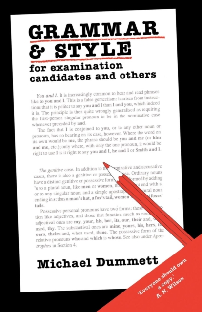 Grammar and Style : For Examination Candidates and Others, Paperback / softback Book