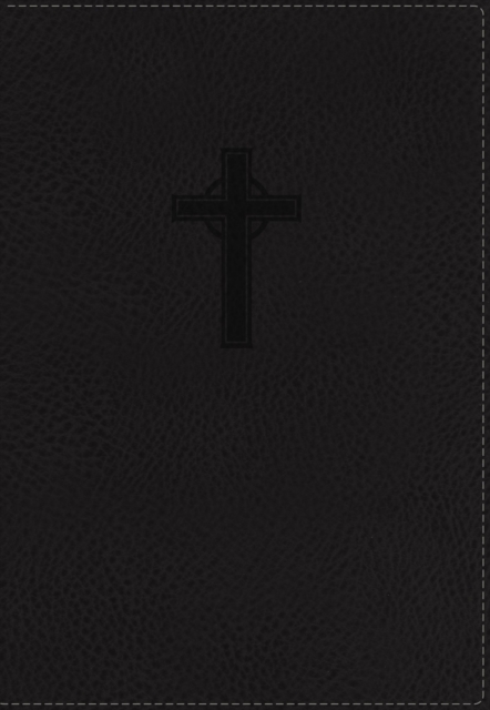 NKJV, Reference Bible, Compact, Large Print, Leathersoft, Black, Red Letter Edition, Leather / fine binding Book
