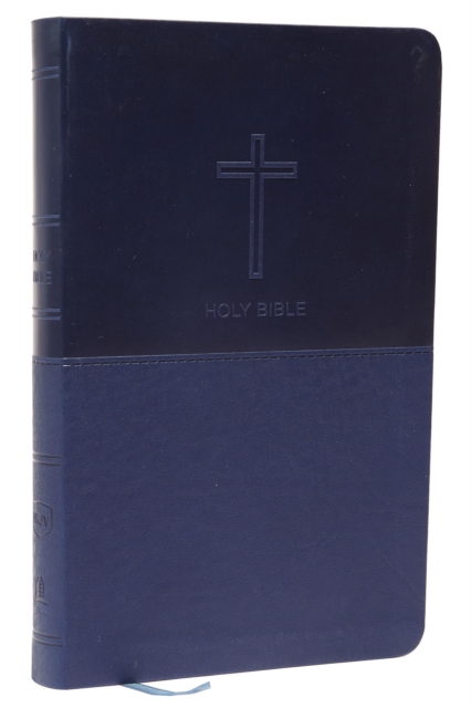 NKJV, Value Thinline Bible, Blue Leathersoft, Red Letter, Comfort Print : Holy Bible, New King James Version, Leather / fine binding Book