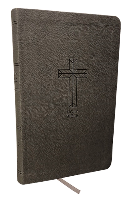 NKJV, Value Thinline Bible, Charcoal Leathersoft, Red Letter, Comfort Print : Holy Bible, New King James Version, Leather / fine binding Book