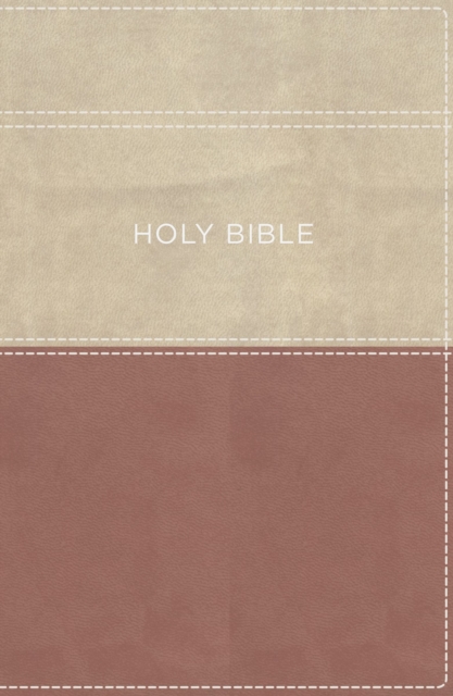 KJV, Apply the Word Study Bible, Large Print, Leathersoft, Pink/Cream, Thumb Indexed, Red Letter Edition : Live in His Steps, Leather / fine binding Book