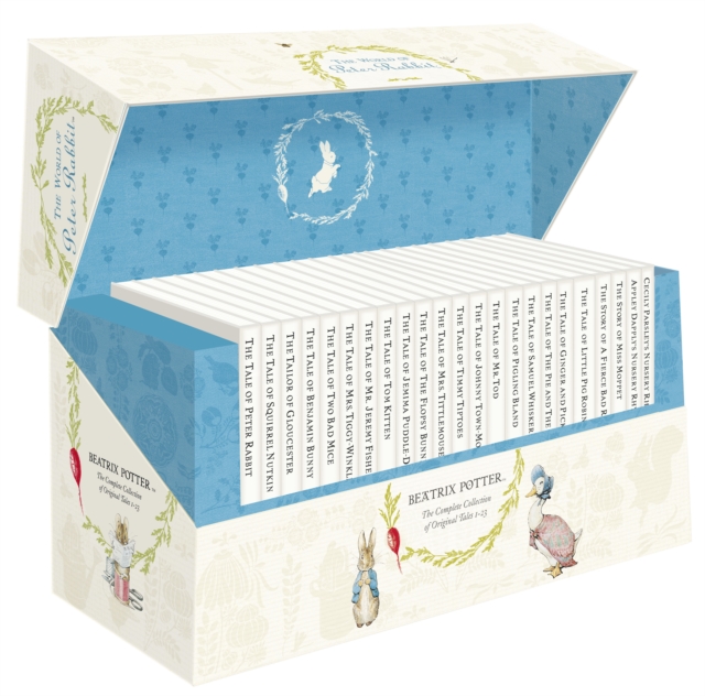 The World of Peter Rabbit - The Complete Collection of Original Tales 1-23 White Jackets, Multiple-component retail product, slip-cased Book