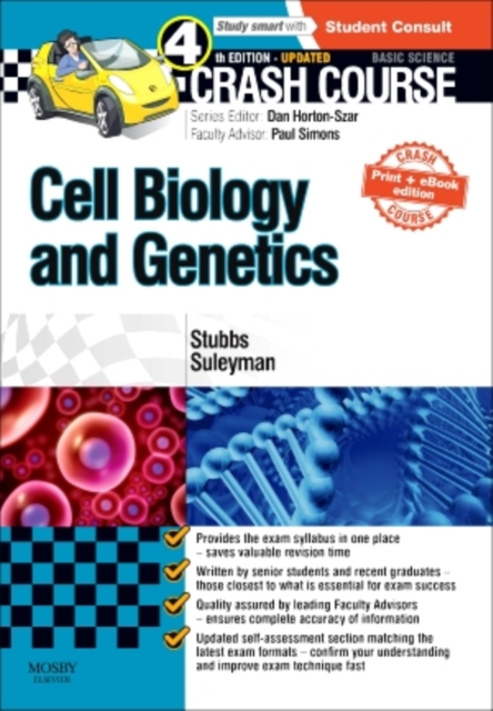 Crash Course Cell Biology and Genetics Updated Print + eBook edition, Paperback / softback Book