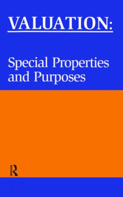 Valuation: Special Properties & Purposes, Paperback / softback Book