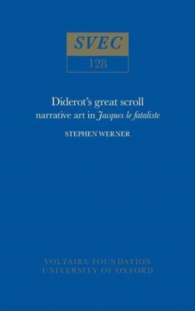 Diderot's Great Scroll : narrative art in "Jacques le fataliste", Paperback / softback Book