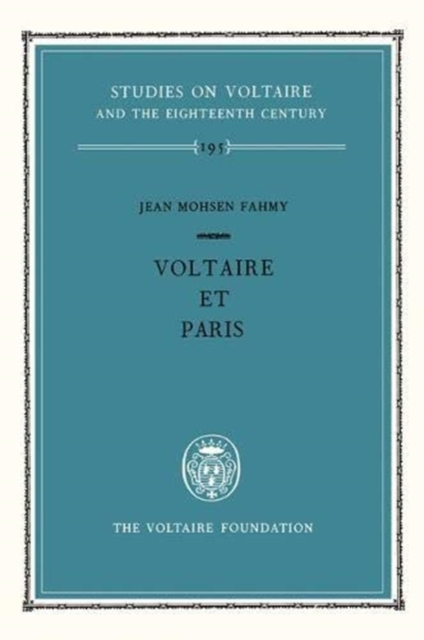 Voltaire et Paris, Hardback Book