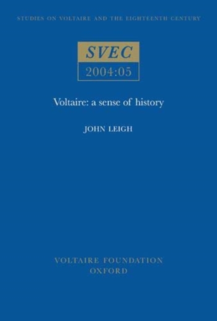 Voltaire : A sense of history, Paperback / softback Book