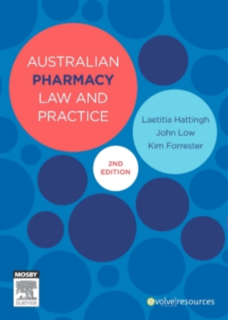 Australian Pharmacy Law and Practice, Paperback Book