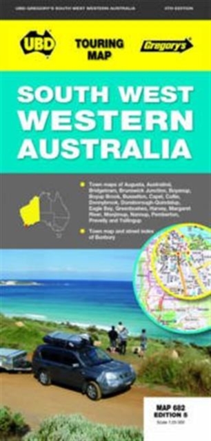 South-West Western Australia Map 682 5th ed, Sheet map, folded Book