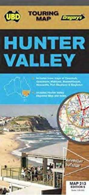 Hunter Valley Map 213 5th ed, Sheet map, folded Book