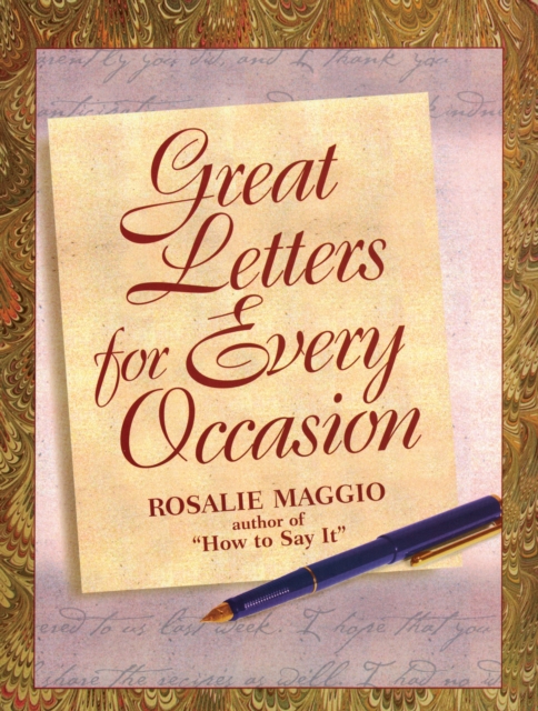 Best Letters For All Occasions, Paperback Book