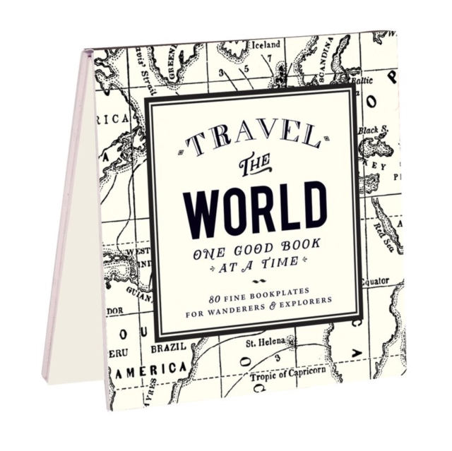 Alice Scott Vintage Prints Travel the World Bookplates, Stickers Book