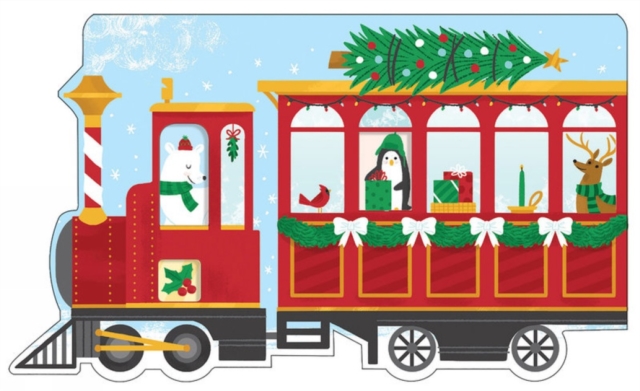 Christmas Train Shaped Cover Sticky Notes, Stickers Book