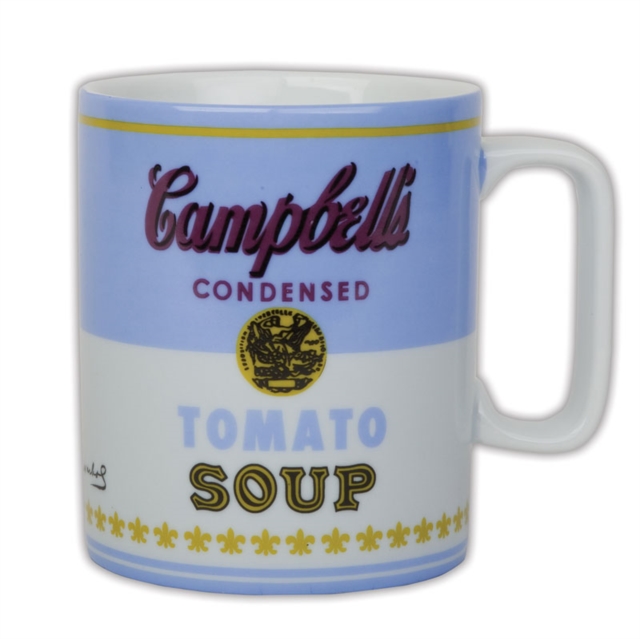 Andy Warhol Campbell`s Soup Blue Mug, Mug Book
