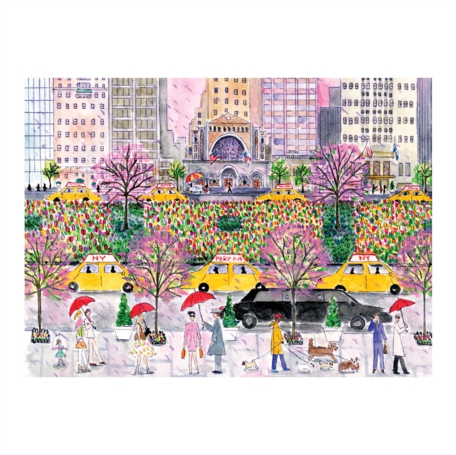 Michael Storrings Spring on Park Avenue 1000 Piece Puzzle, Jigsaw Book