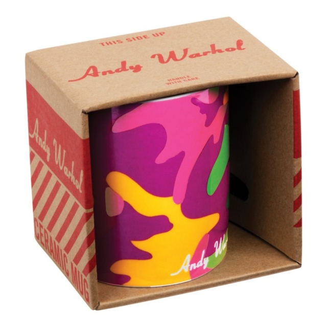 Andy Warhol Magenta Camouflage Boxed Mug : Mug Andy Warhol Magenta Camouflage, Other merchandise Book
