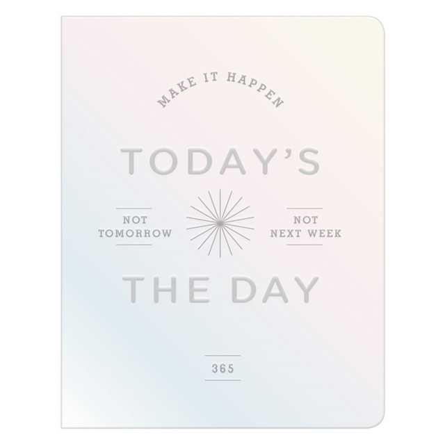 Today's the Day Holographic Deluxe Pocket Undated Planner, Calendar Book