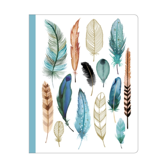 Feathers Deluxe Spiral Notebook, Notebook / blank book Book