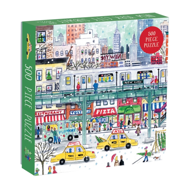 Michael Storrings New York City Subway 500 Piece Puzzle, Jigsaw Book