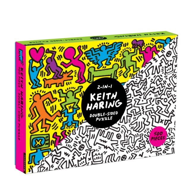 Keith Haring 2-sided 500 Piece Puzzle, Jigsaw Book