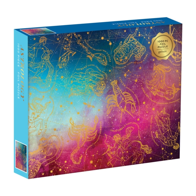 Astrology 1000 Piece Foil Puzzle, Jigsaw Book