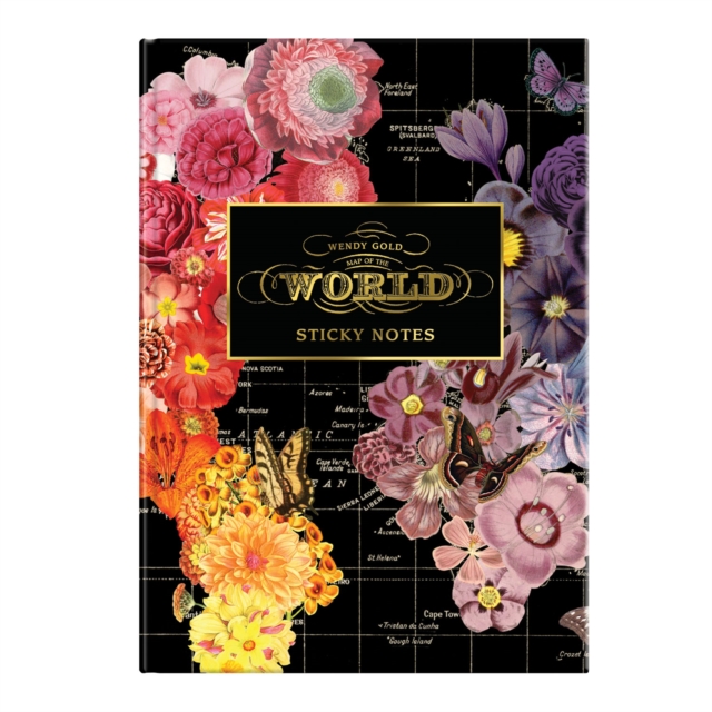 Wendy Gold Full Bloom Sticky Notes Hardcover Book, Other printed item Book