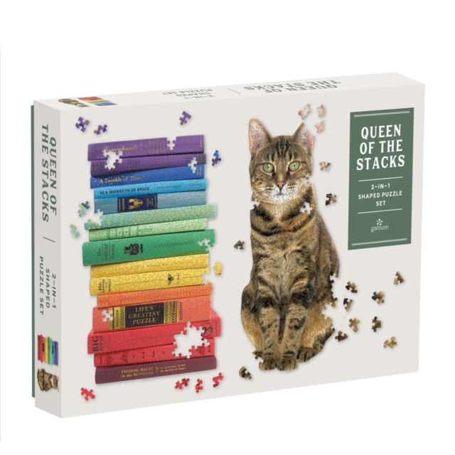 Queen of the Stacks 2-in-1 Puzzle Set, Jigsaw Book