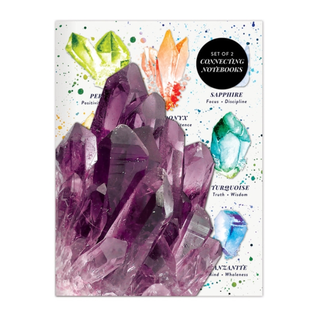 Crystals and Gems Connecting Notebook Set, Notebook / blank book Book