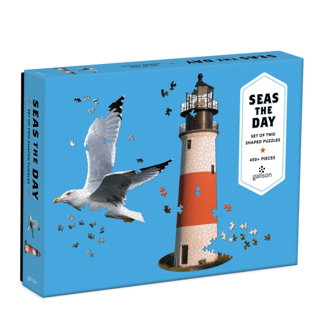 Seas The Day 2 in 1 Shaped Puzzle, Jigsaw Book