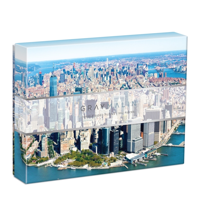 Gray Malin New York City 500 Piece Double Sided Puzzle, Jigsaw Book