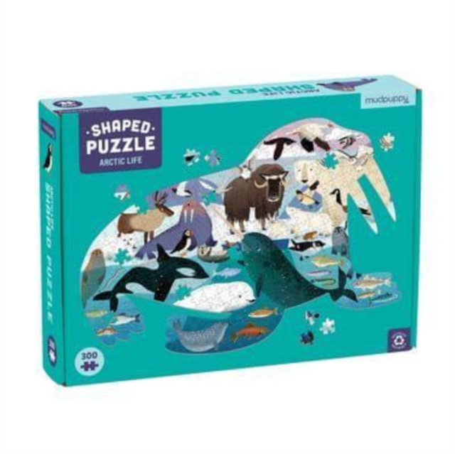 Arctic Life 300 Piece Shaped Puzzle, Jigsaw Book
