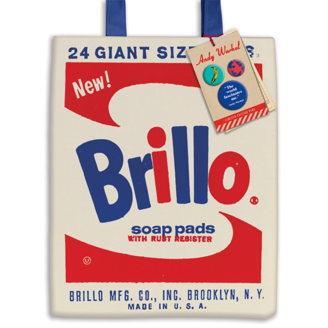 Andy Warhol Brillo Tote Bag, Tote bag Book