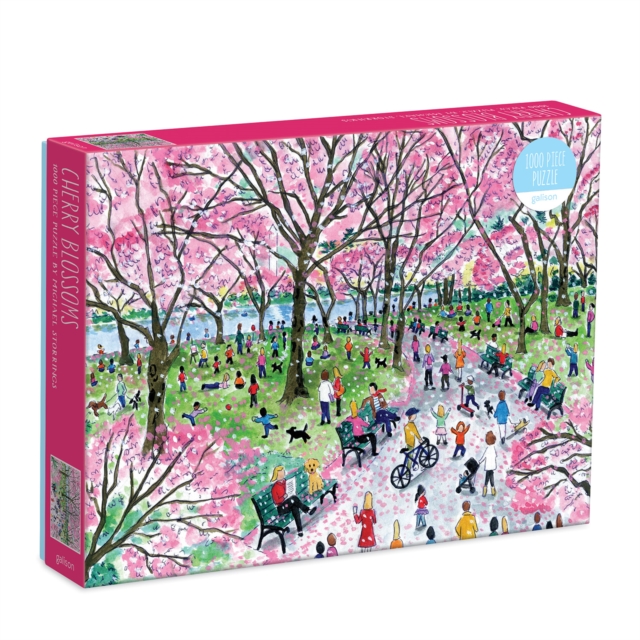 Michael Storrings Cherry Blossoms 1000 Piece Puzzle, Jigsaw Book