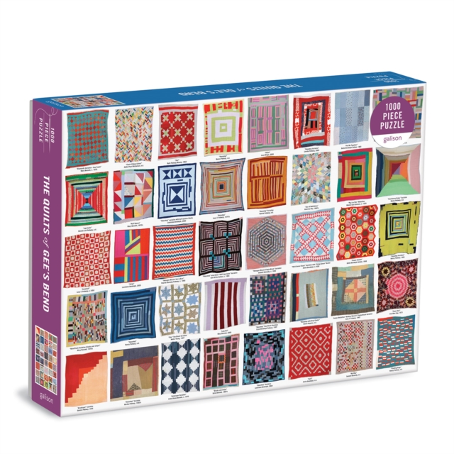 Quilts of Gee's Bend 1000 Piece Puzzle, Jigsaw Book