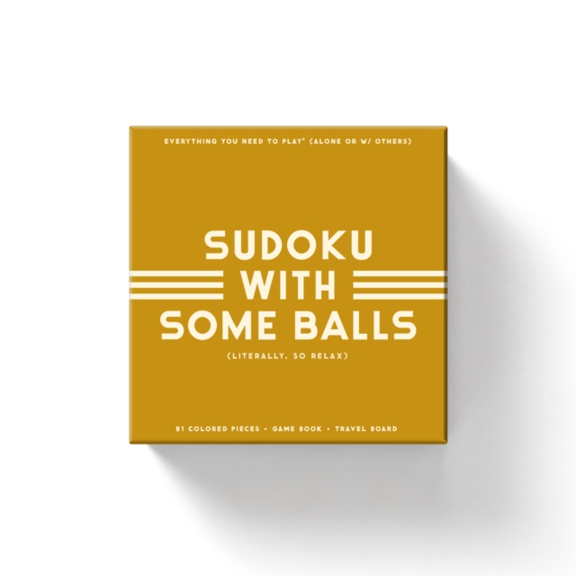 Sudoku With Some Balls Sudoku Game Set, Game Book