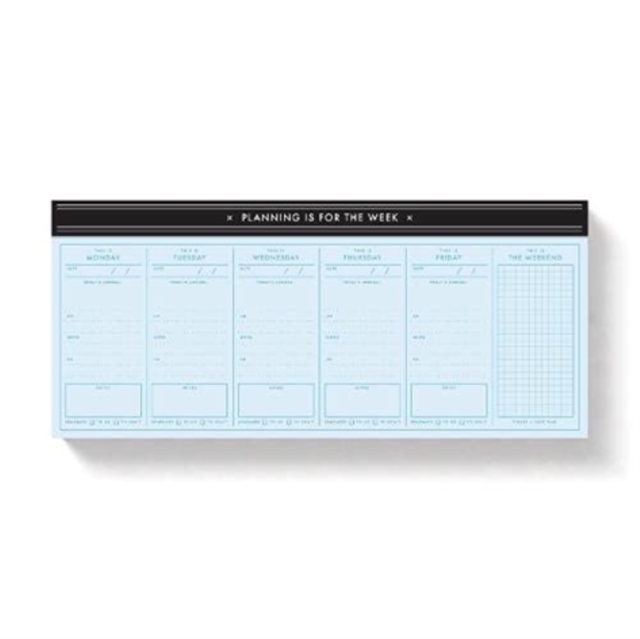 Planning Is For The Week Weekly Planner Pad, Other printed item Book