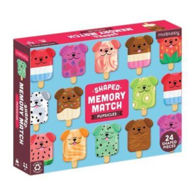Pupsicles Shaped Memory Match, Game Book