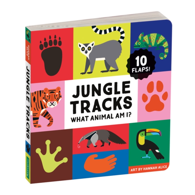 Jungle Tracks Lift-the-Flap Board Book, Board book Book