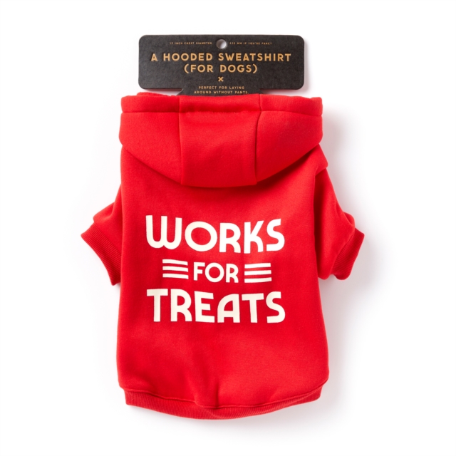 Works For Treats Dog Hoodie - S, General merchandise Book