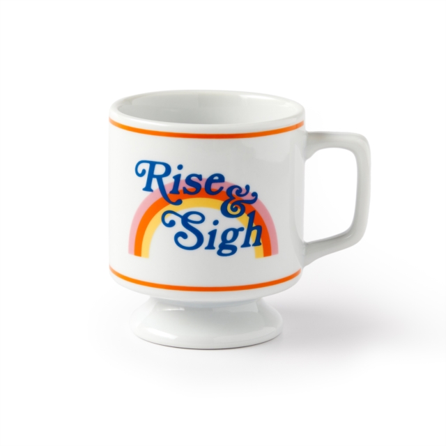Rise & Sigh Pedestal Mug, Mug Book