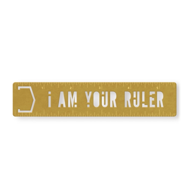 I Am Your Ruler Metal Bookmark Stencil, Bookmark Book
